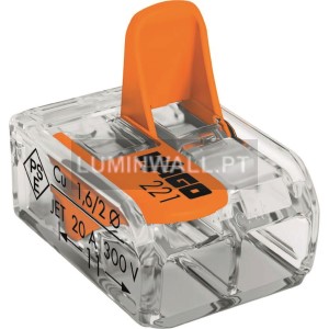 Ligador Rápido Duplo para Fio Rígido/Flexível 2.5mm